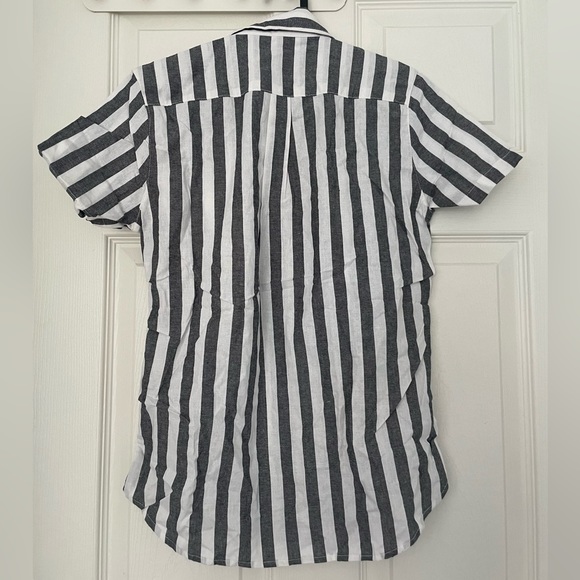 American Apparel chambray Striped shirt - Picture 2 of 3